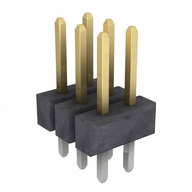 PZC03DAAN CONN HEADER VERT 6POS 2.54MM