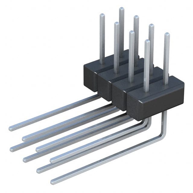PTC04DBDN CONN HEADER R/A 8POS 2.54MM