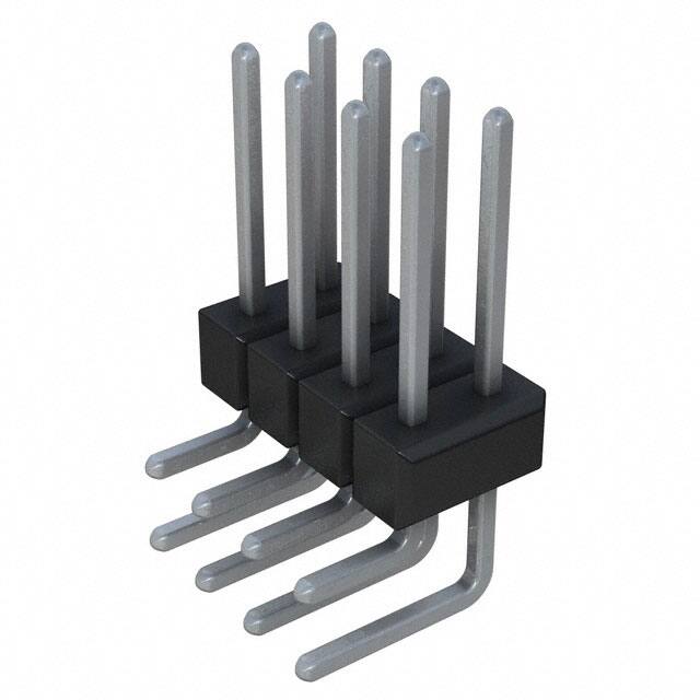 PTC04DGAN CONN HEADER R/A 8POS 2.54MM