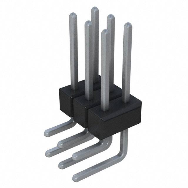 PTC03DGAN CONN HEADER R/A 6POS 2.54MM