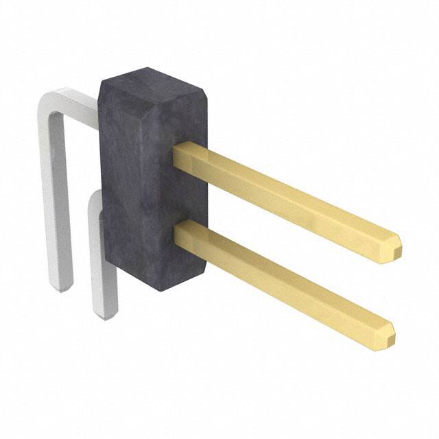 PZC01DGAN CONN HEADER R/A 2POS