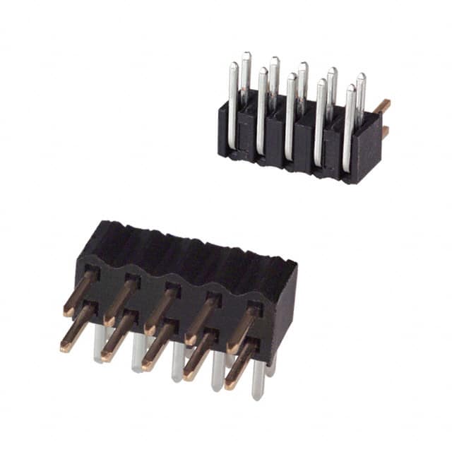 151210-7422-RB CONN HEADER R/A 10POS 2MM
