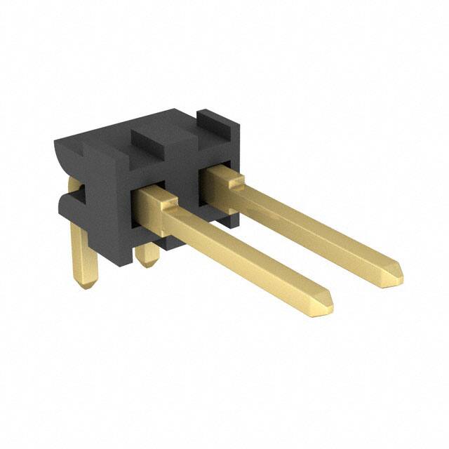 87233-2 CONN HEADER R/A 2POS 2.54MM