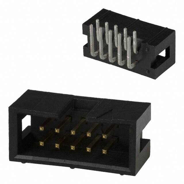 1761604-3 CONN HEADER R/A 10POS 2.54MM