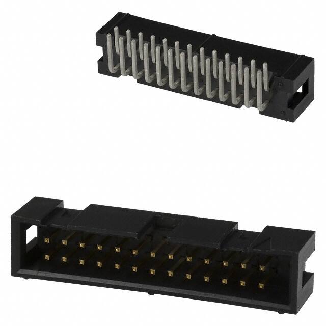 1761604-9 CONN HEADER R/A 26POS 2.54MM