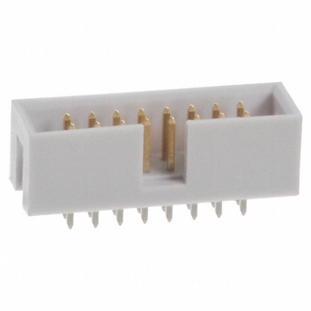AWHW16G-0202-T-R CONN HEADER VERT 16POS 2.54MM