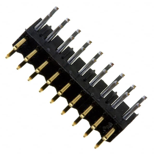151218-7322-RB CONN HEADER R/A 18POS 2MM