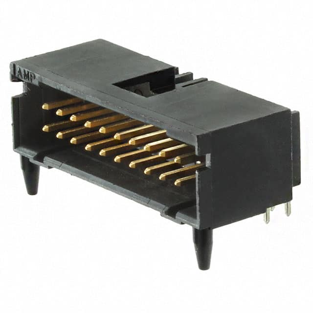 104319-2 CONN HEADER R/A 20POS 2.54MM