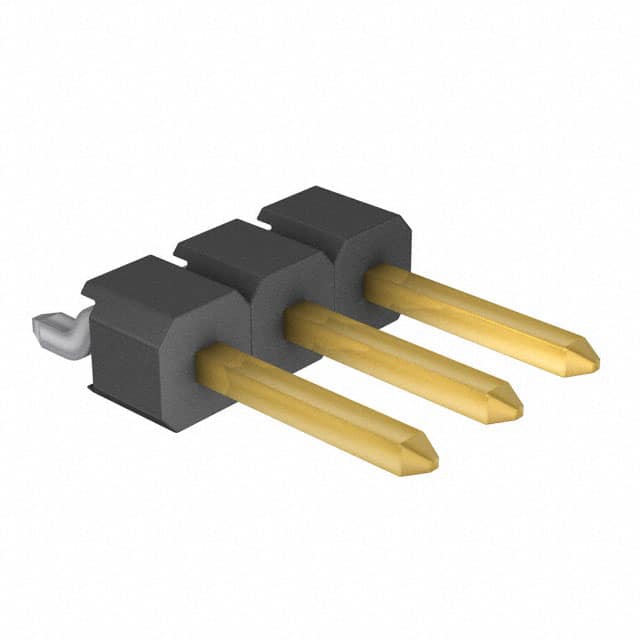 961103-5500-AR-TP CONN HEADER SMD R/A 3POS 2.54MM