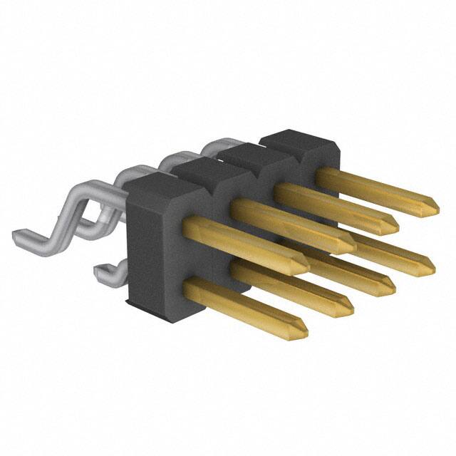 961208-5500-AR-TP CONN HEADER SMD R/A 8POS 2.54MM