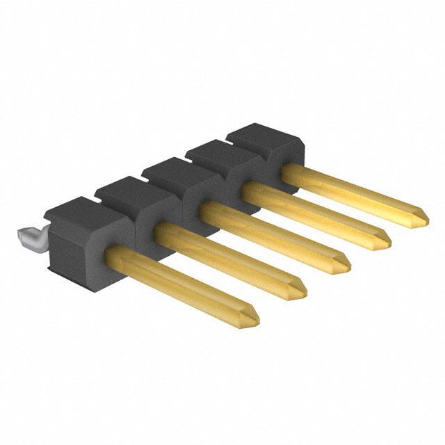961105-5900-AR-PR CONN HEADER SMD R/A 5POS 2.54MM