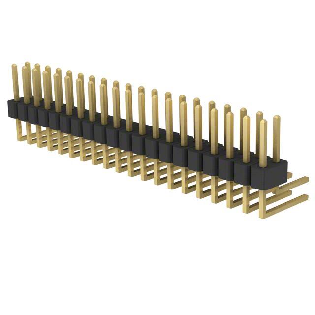 PRPC020DBBN-M71RC CONN HEADER R/A 40POS 2.54MM