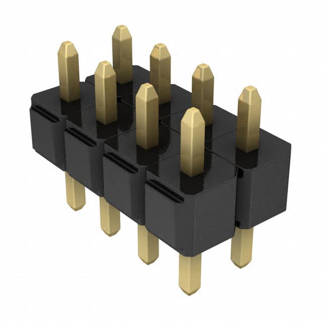 929815-01-04-I CONN HEADER VERT 8POS 2.54MM