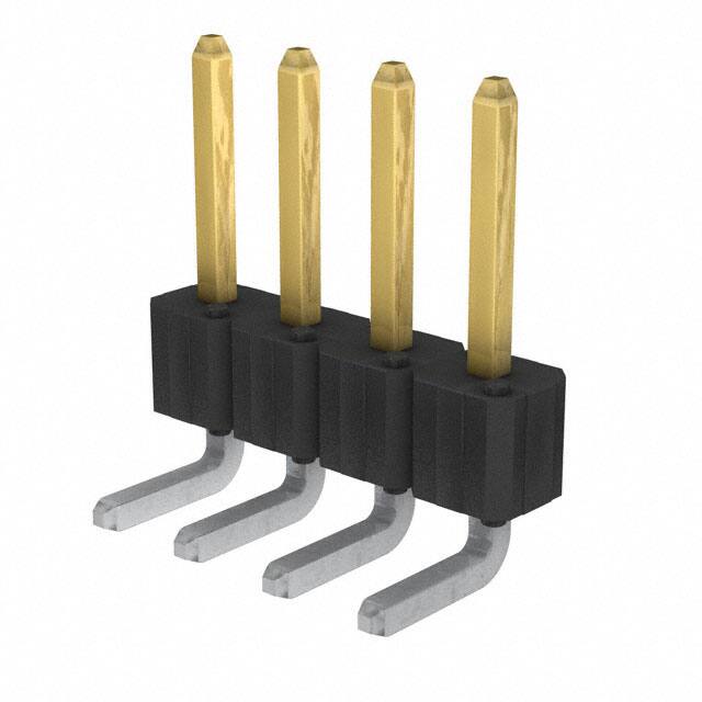 10082201-101-04LF CONN HEADER R/A 4POS 2.54MM