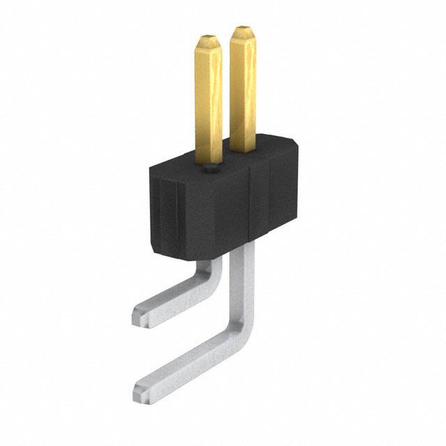 93939-102HLF CONN HEADER R/A 2POS