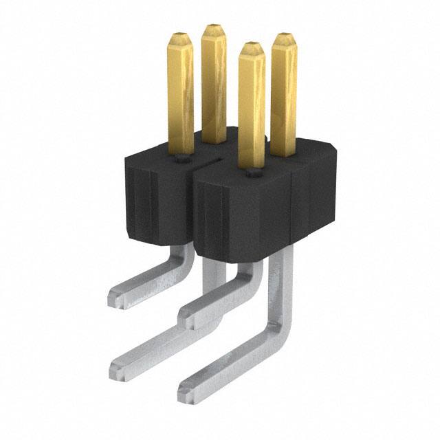 93939-104HLF CONN HEADER R/A 4POS 2.54MM