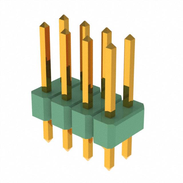 AMC04DAAN CONN HEADER VERT 8POS 2.54MM