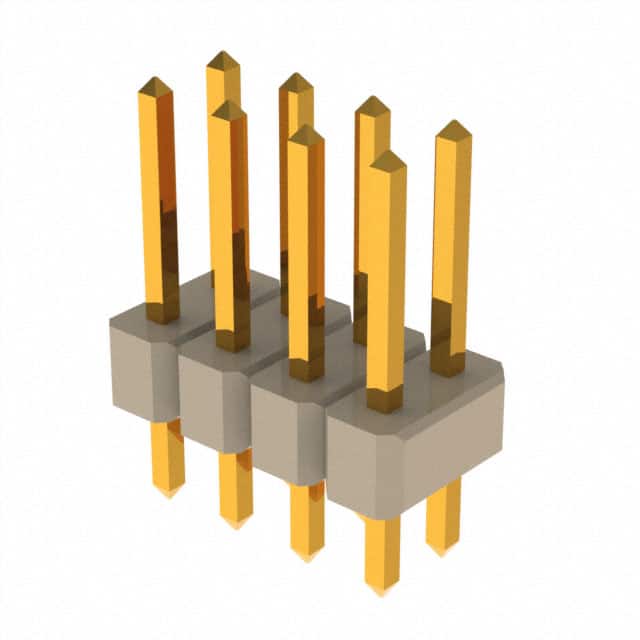YMC04DAAN CONN HEADER VERT 8POS 2.54MM