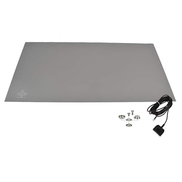 770090 TABLE MAT RUBBER GRAY 4'X2'