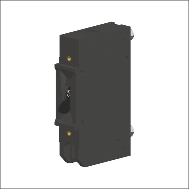 EA1-B0-14-810-22A-BC The Littelfuse Inc. EA1-B0-14-810-22A-BC is a 1-pole, 100A, 600VDC hydraulic-magnetic circuit breaker. It features a lever actuator and panel mount design.
