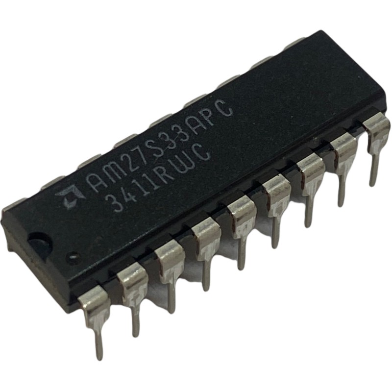 AM27S33APC The AM27S33APC is an integrated circuit from Advanced Micro Devices. It is RoHS3 Compliant and suitable as a direct replacement in industrial and consumer electronics.