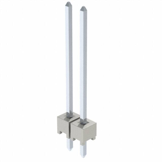 HTSW-102-20-T-S CONN HEADER VERT 2POS 2.54MM