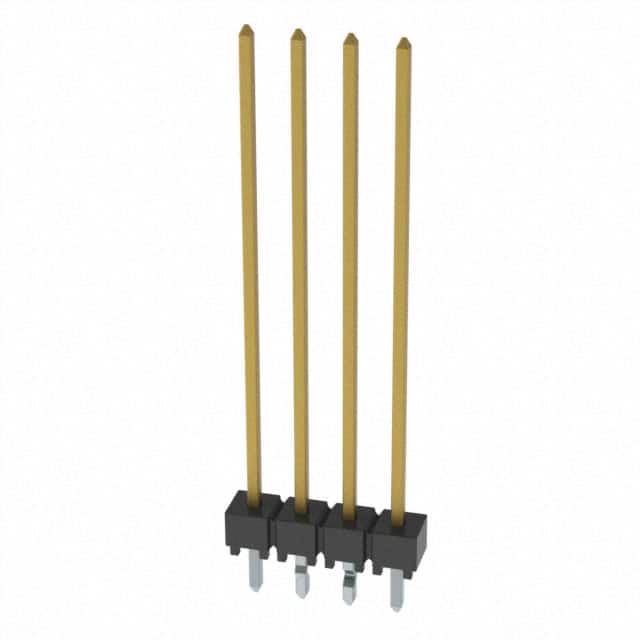 HTSW-104-20-F-S-LL CONN HEADER VERT 4POS 2.54MM
