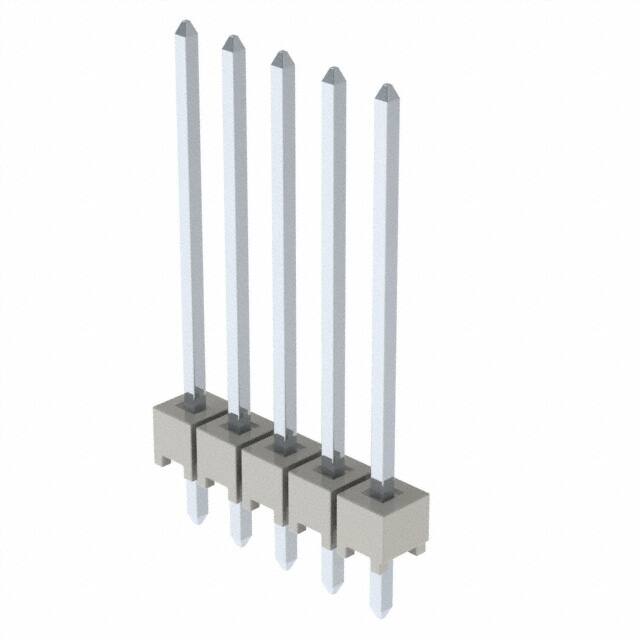 HTSW-105-20-T-S CONN HEADER VERT 5POS 2.54MM