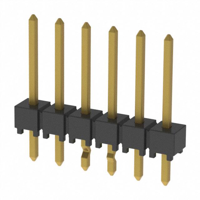 HTSW-106-14-G-S-LL CONN HEADER VERT 6POS 2.54MM