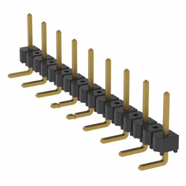 HTSW-209-08-G-S-LA CONN HEADER R/A 9POS 5.08MM