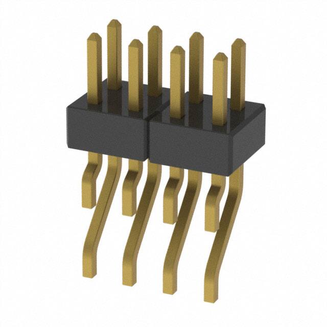 MMT-104-01-H-DH CONN HEADER SMD R/A 8POS 2MM