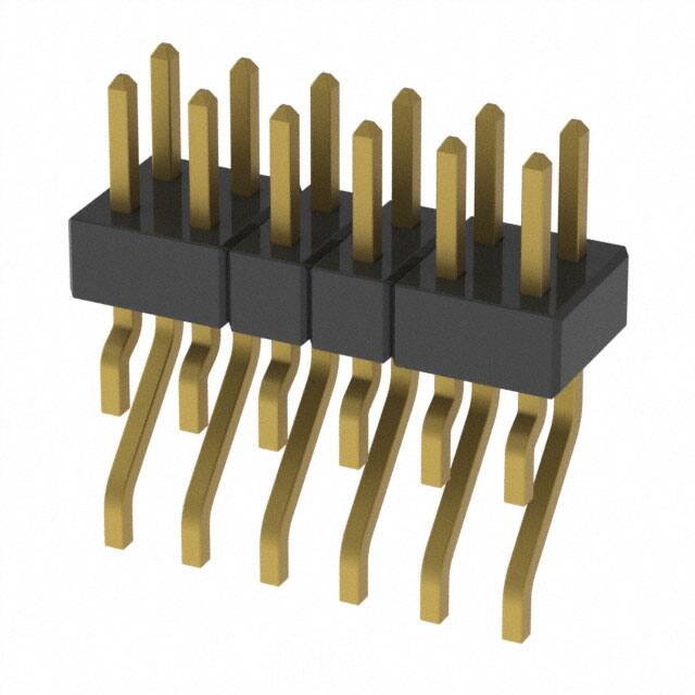 MMT-106-01-H-DH CONN HEADER SMD R/A 12POS 2MM