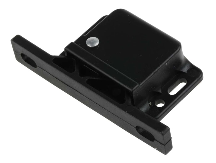161-1955 This RS PRO ball catch features a durable black nylon construction and a grabber type mechanism. It is designed for various applications requiring secure latching.