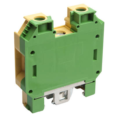 57.535.9055.0 This Wieland Electric 57.535.9055.0 is a green/yellow earth DIN rail terminal designed for TS35 and TS32 rails. It features screw terminal connections.