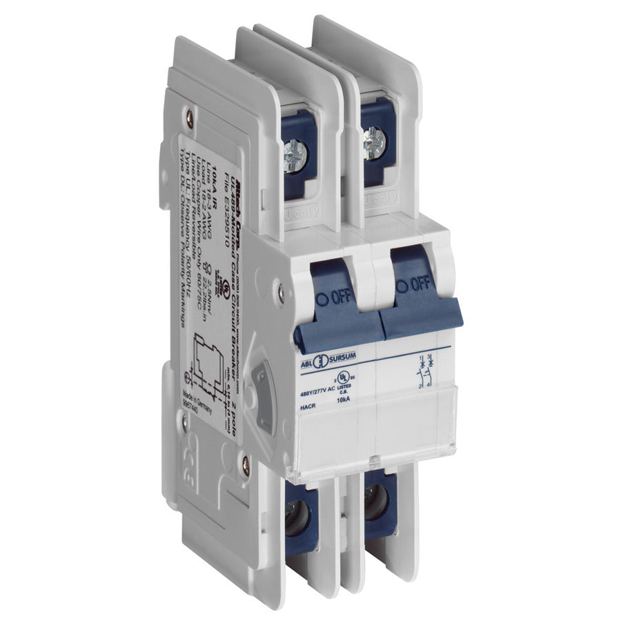 2D5DL The Altech Corporation 2D5DL is a 2-pole thermal magnetic circuit breaker rated for 5A and 250V. It features DIN rail mounting.