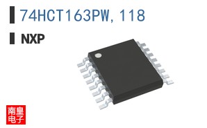 74HCT163PW The NXP 74HCT163PW is a synchronous 4-bit binary counter IC. It operates within a voltage range of 4.5V to 5.5V and can achieve frequencies up to 45MHz.