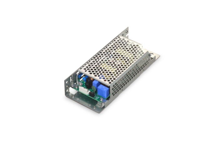 LHA100F-36-SN The Cosel LHA100F-36-SN is an enclosed AC/DC power supply with a 36V dc output and 2.8A current rating, delivering 100.8W of power. It features adjustable output, PFC, and universal input.