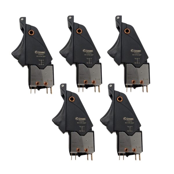FA0X2 The Crouzet FA0X2 is a DPDT industrial microswitch limit switch, supplied in a pack of 5. It is designed for industrial automation and motion control.