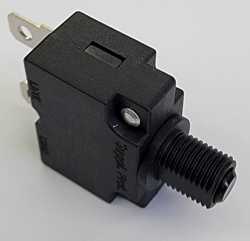 CMB-203-27GNN-B-A The Littelfuse CMB-203-27GNN-B-A is a 1-pole, 20A thermal circuit breaker designed for panel mounting. It features a push-to-reset actuator and a 250V voltage rating.
