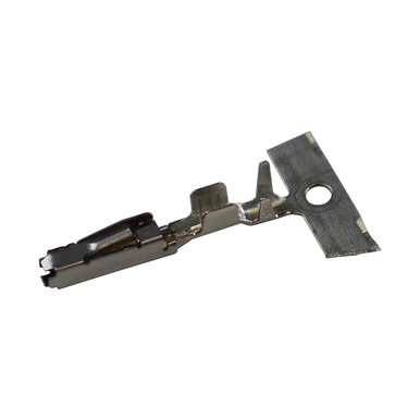 1928498677 The Bosch 1928498677 is a Matrix 1.2 silver-plated terminal designed for wire sizes of 0.75-1.0 sq mm. It features a 1.2mm blade width and an 8mm feed.