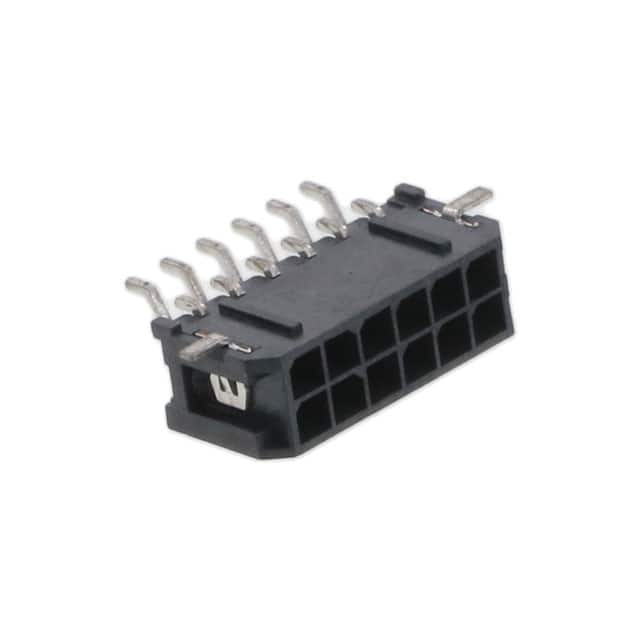DML-12-A-H-T-A-TSMT-T/R CONN HEADER SMD R/A 12POS 3MM