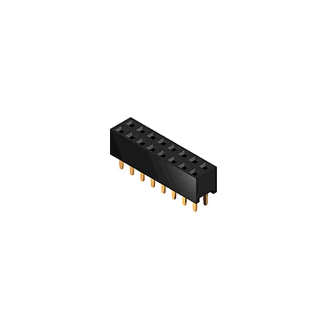 SH2-16G CONN RCPT 16POS 0.1 GOLD PCB
