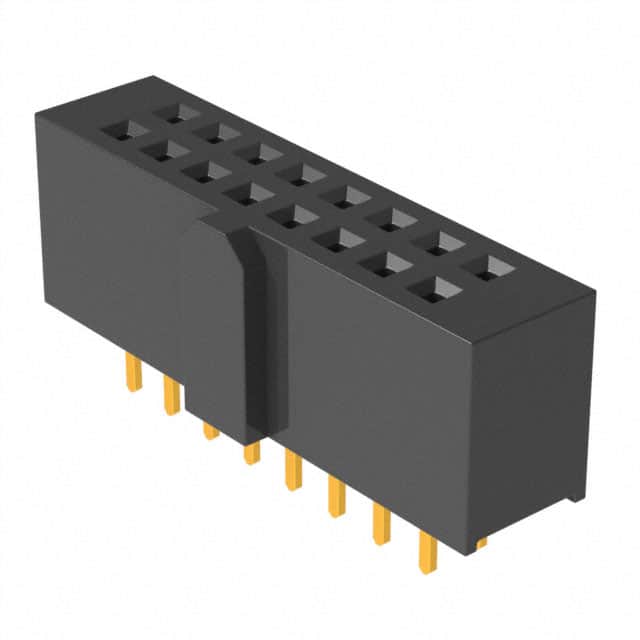 SFH11-PPPC-D08-ST-BK CONN HDR 16POS 0.1 GOLD PCB