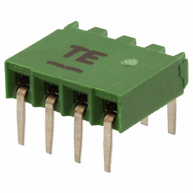 216602-4 CONN RCPT 4POS 0.1 GOLD PCB R/A