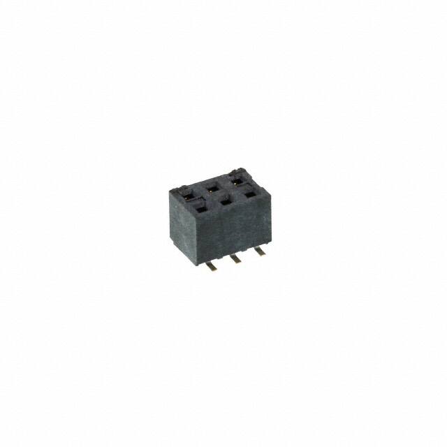 0791091002 CONN RCPT 6POS 0.079 GOLD SMD