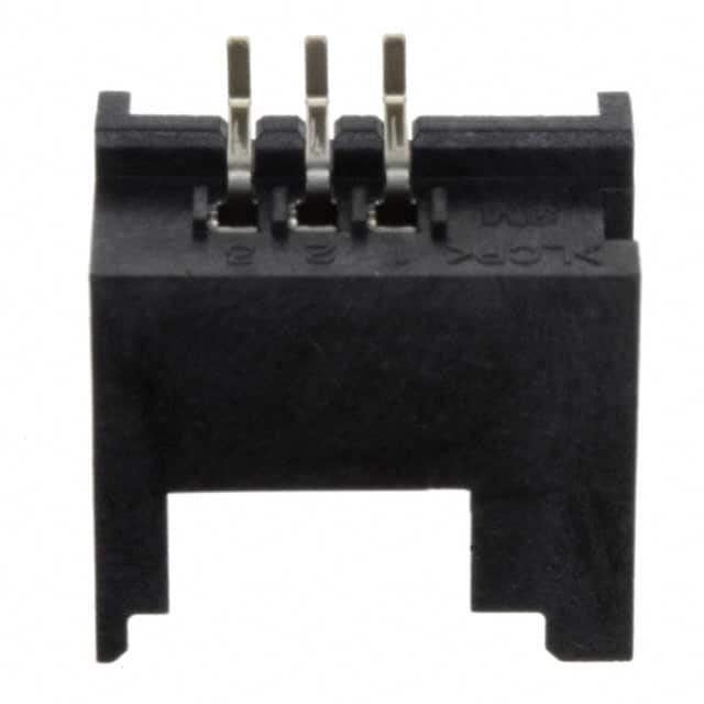 37203-1BE0-003 PL CONN RCPT 3P 0.079 GOLD SMD R/A