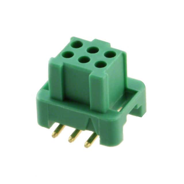 G125-FS10605L0P CONN RCPT 6POS 0.049 GOLD SMD