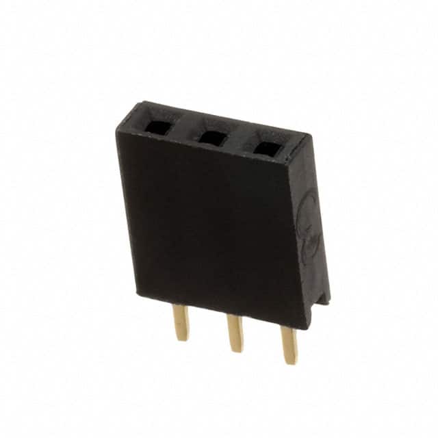 RS1-03-G RECEPTACLE STRIP 3P 2.54MM PITCH