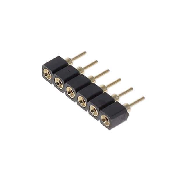 AW 127-06/G-T SOCKET, MACHINED CONTACTS, 1 ROW