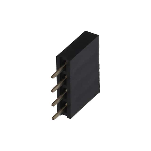 RS1-04-G RECEPTACLE STRIP 4P 2.54MM PITCH